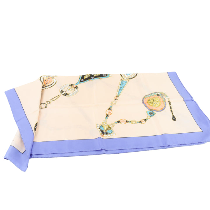 Blue Silk Scarf