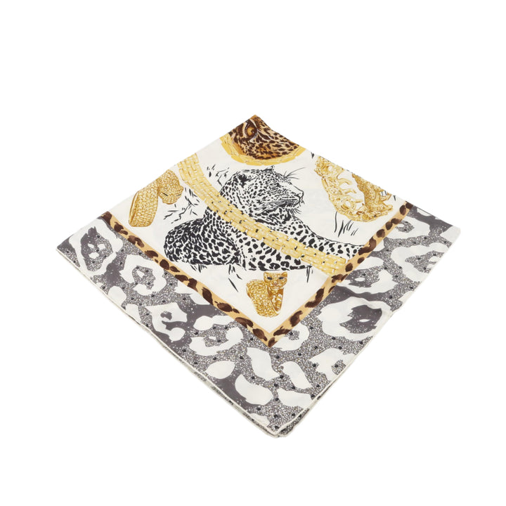 White Silk Scarf