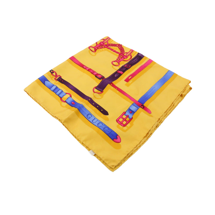 Yellow Silk Scarf