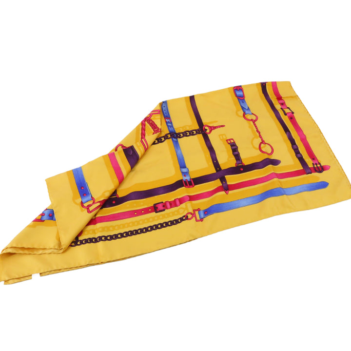 Yellow Silk Scarf