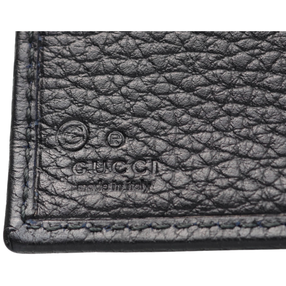 Black GG Canvas Long Wallet
