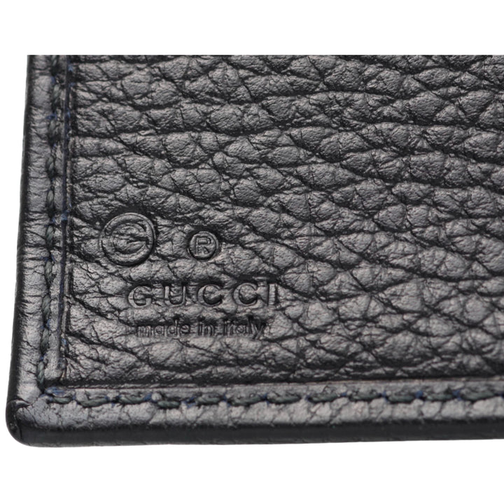 Black GG Canvas Long Wallet