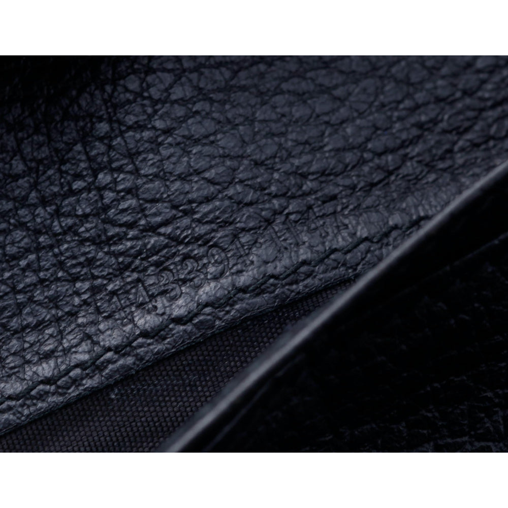 Black GG Canvas Long Wallet