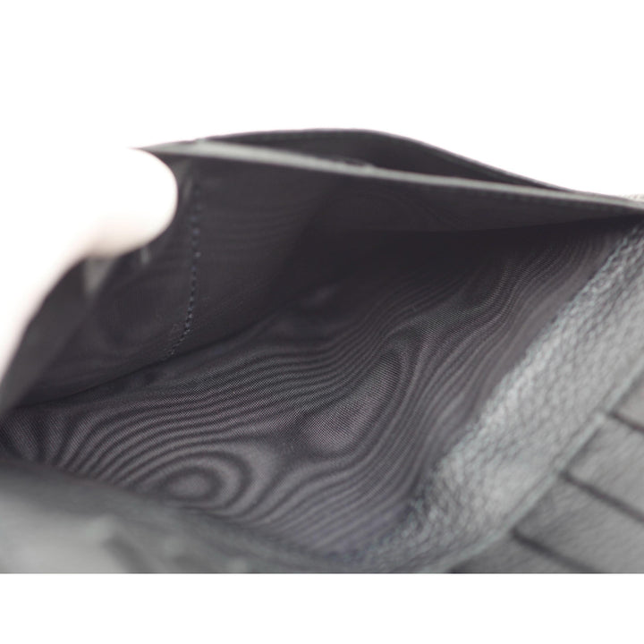 Black GG Canvas Long Wallet