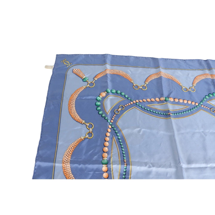 Blue Silk Scarf