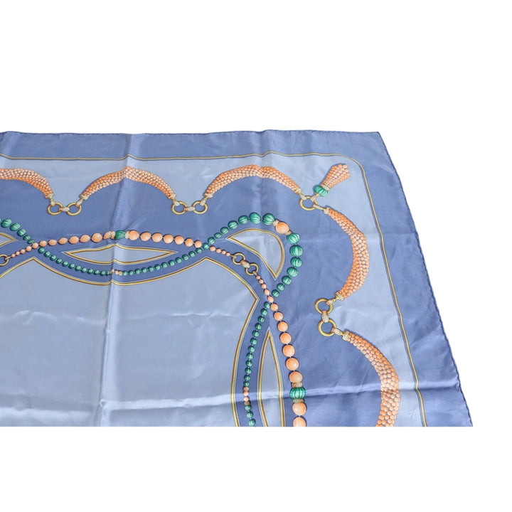 Blue Silk Scarf