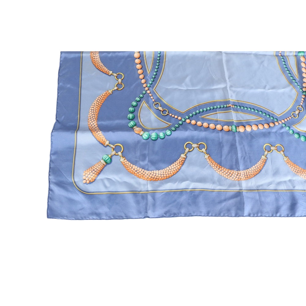 Blue Silk Scarf