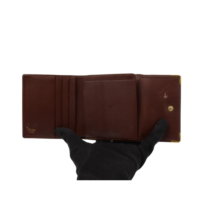 Bordeaux Tri-Fold Wallet