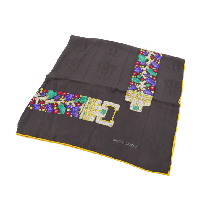 Black Silk Scarf