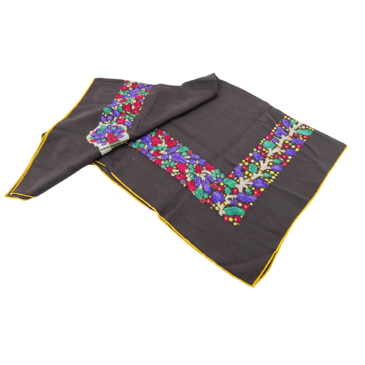 Black Silk Scarf