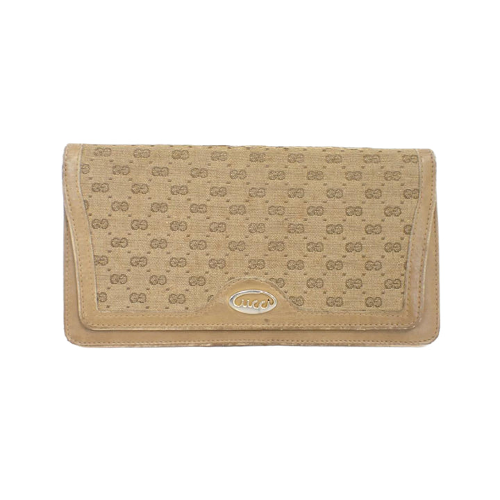 Beige Long Wallet