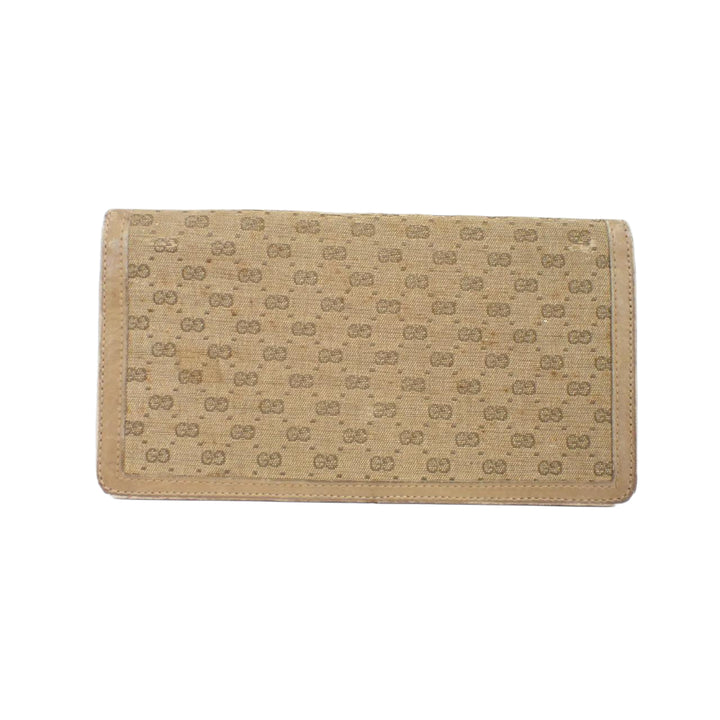 Beige Long Wallet