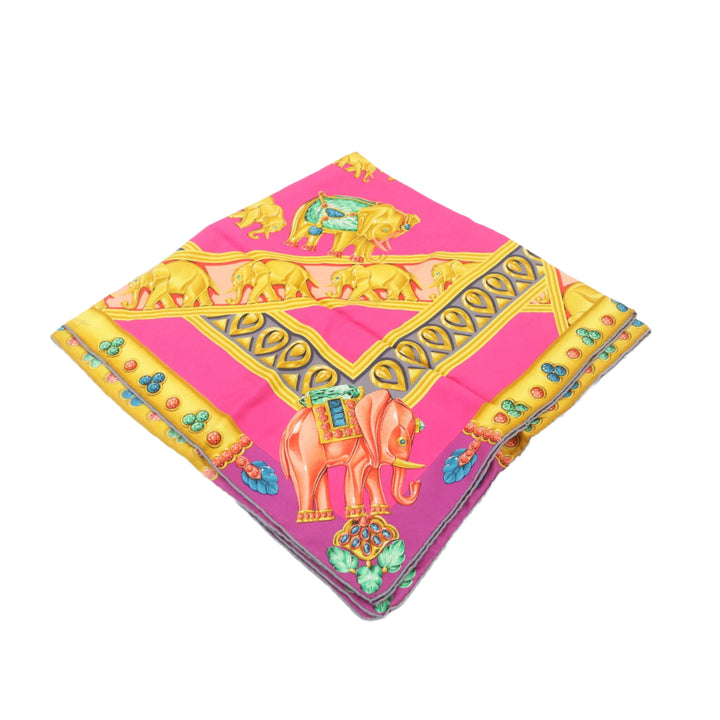Pink Silk Scarf
