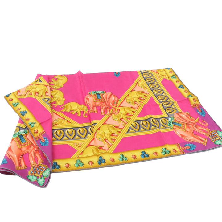 Pink Silk Scarf