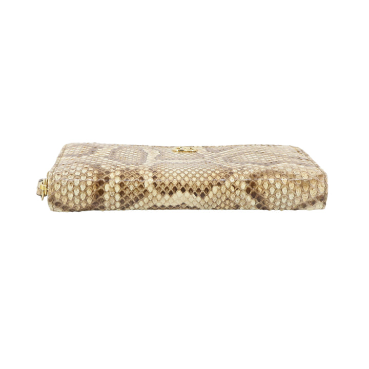 Beige Zippy Wallet
