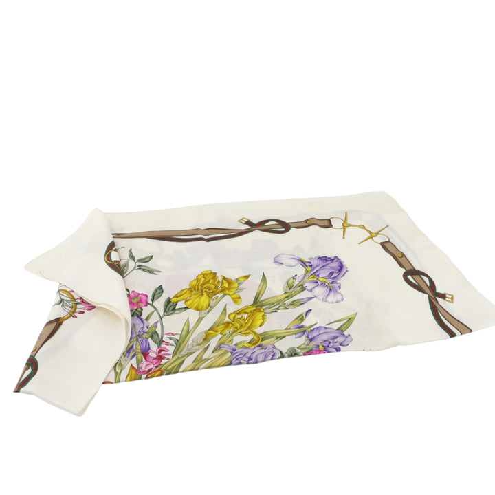 Beige Silk Scarf