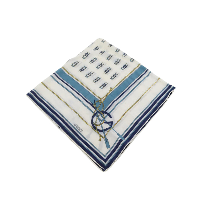 White Silk Scarf