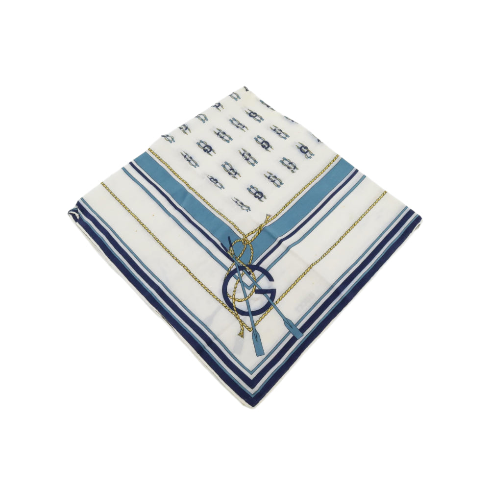 White Silk Scarf