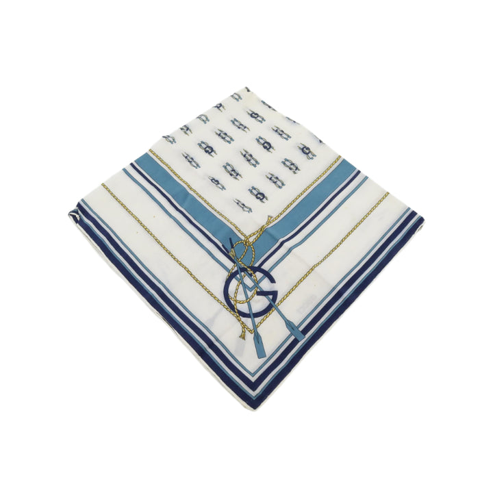 White Silk Scarf
