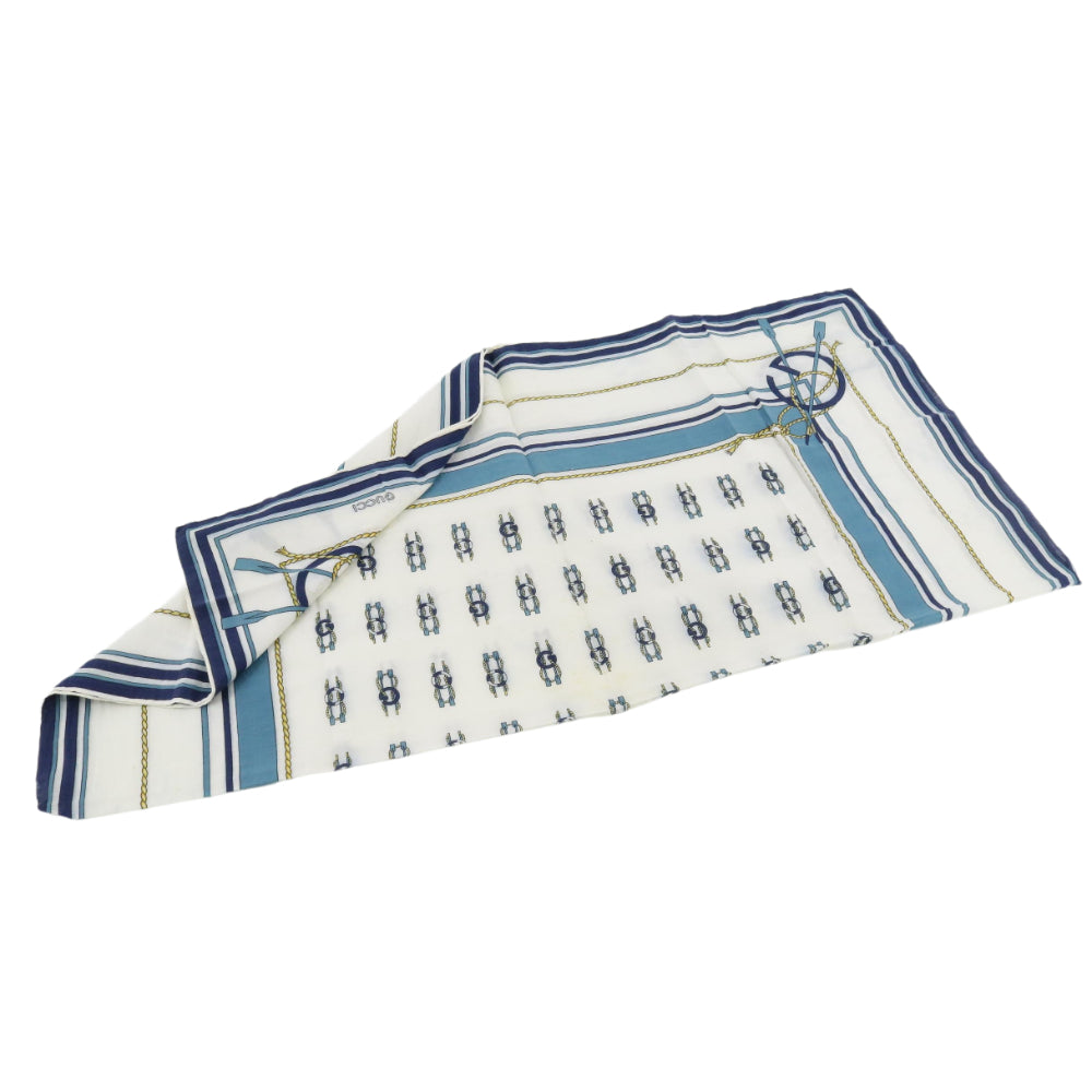 White Silk Scarf