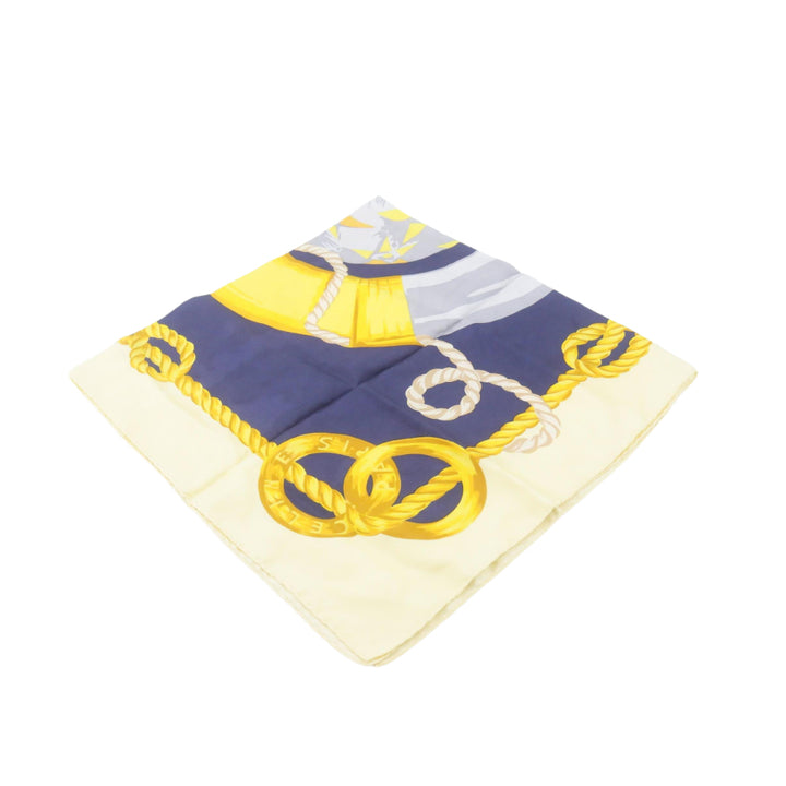 Beige Silk Scarf
