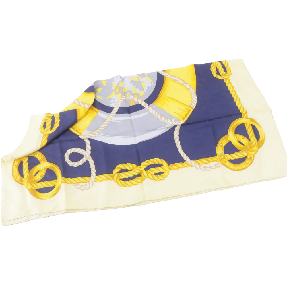 Beige Silk Scarf