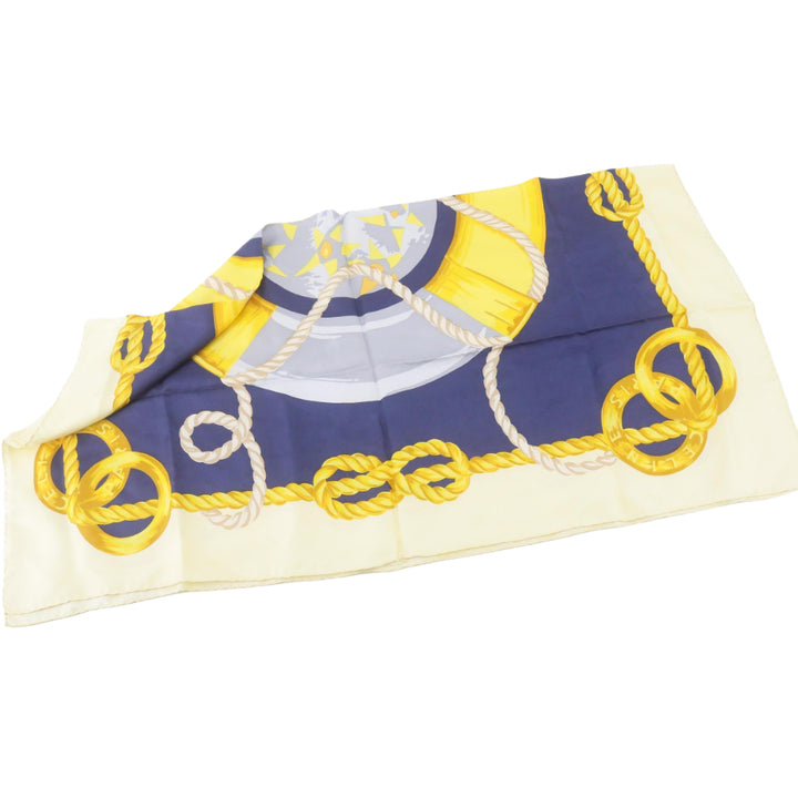 Beige Silk Scarf