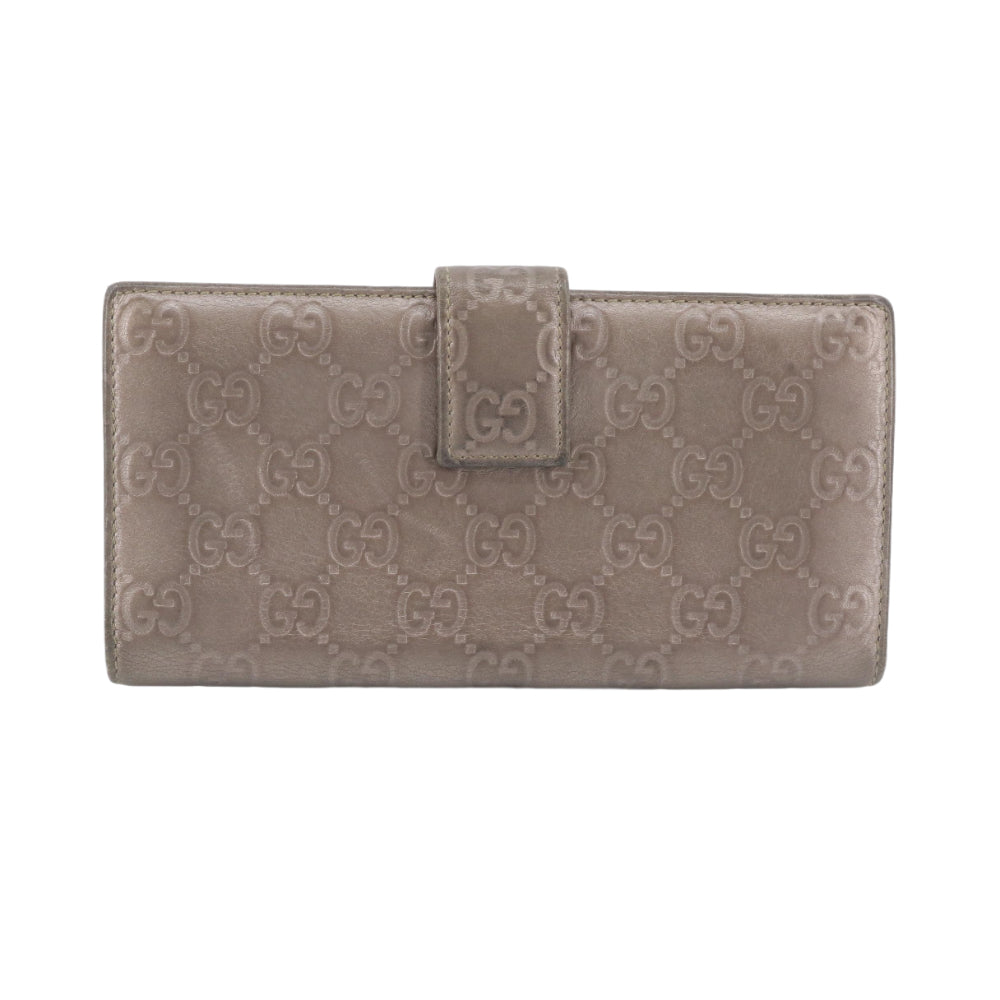 Beige Sima Long Wallet