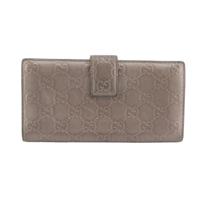 Beige Sima Long Wallet