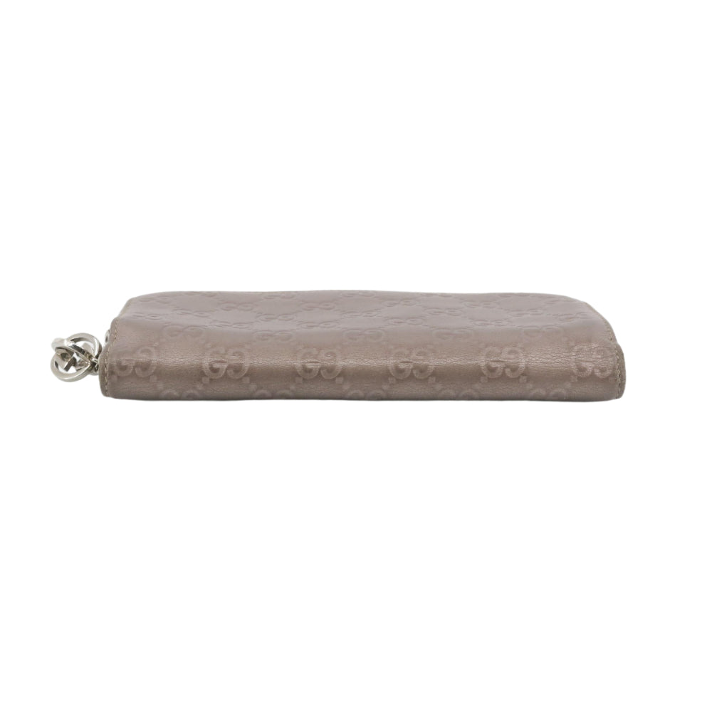 Beige Sima Long Wallet