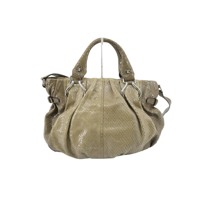 Beige 2 Way Handbag