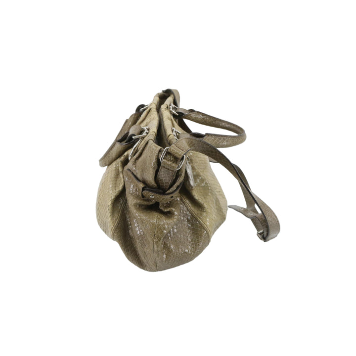 Beige 2 Way Handbag