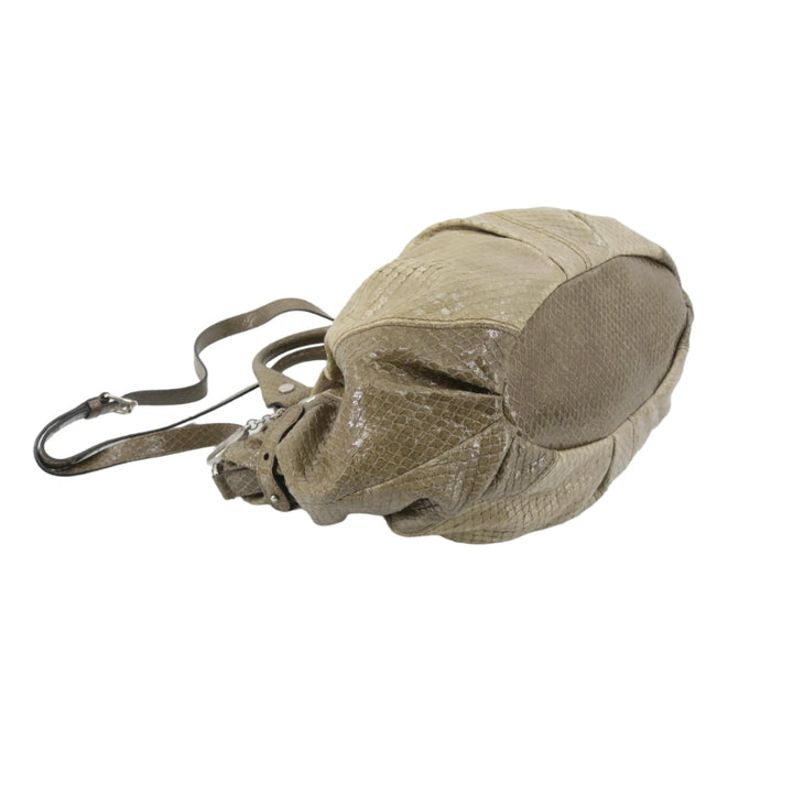 Beige 2 Way Handbag