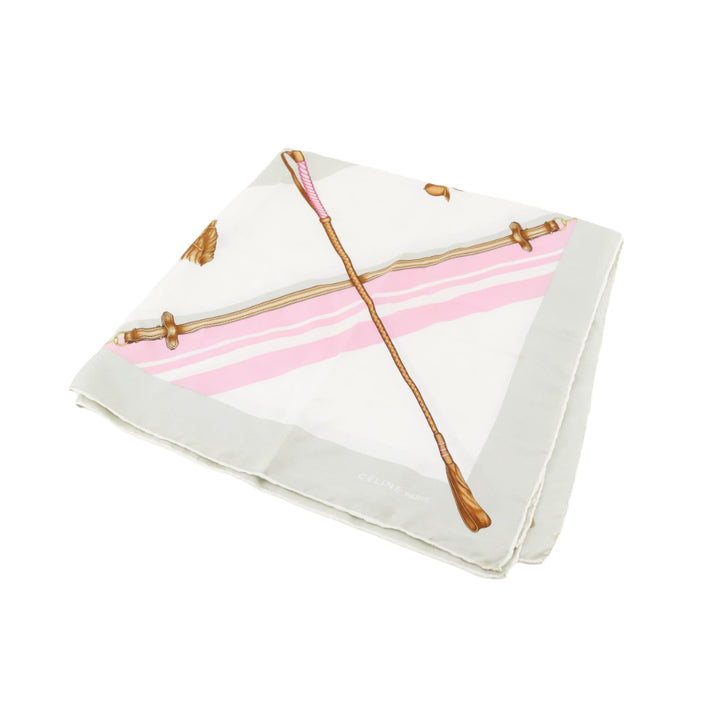 Beige Silk Scarf