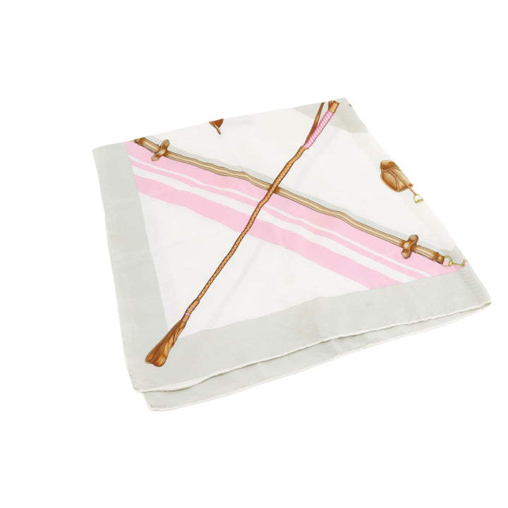Beige Silk Scarf