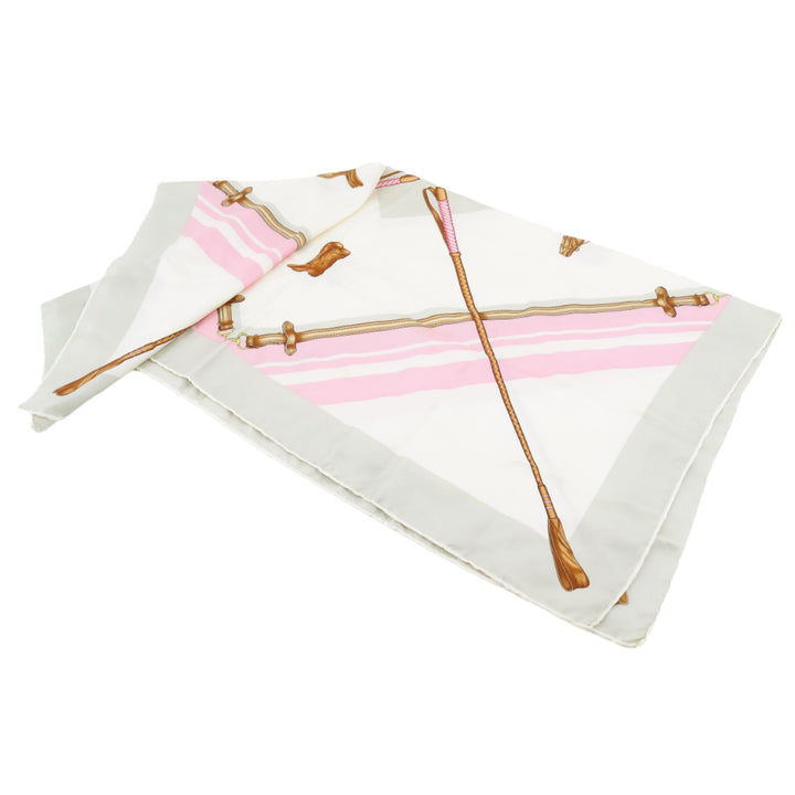 Beige Silk Scarf