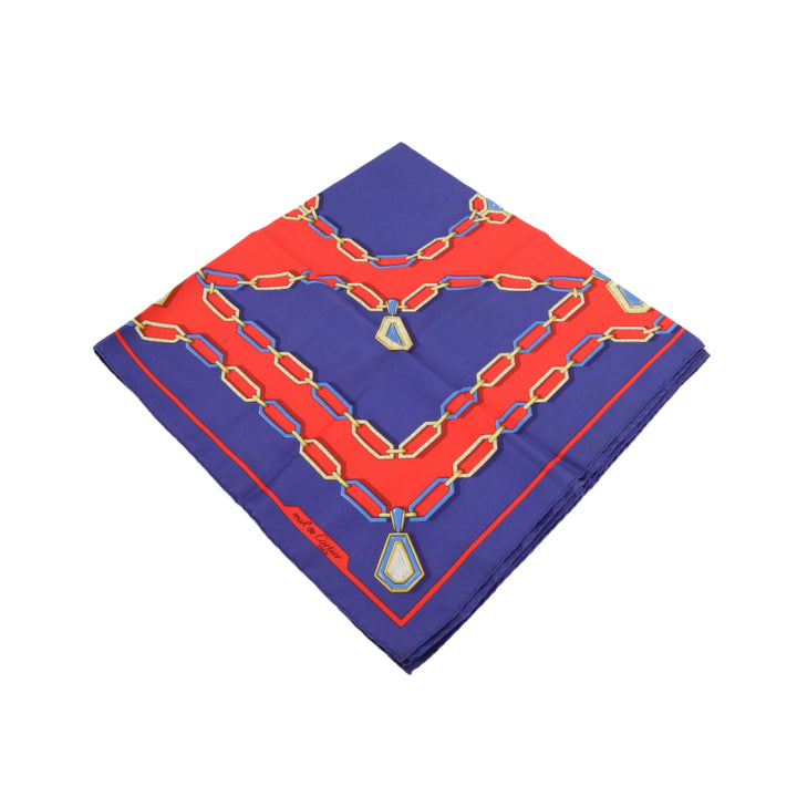 Blue Silk Scarf