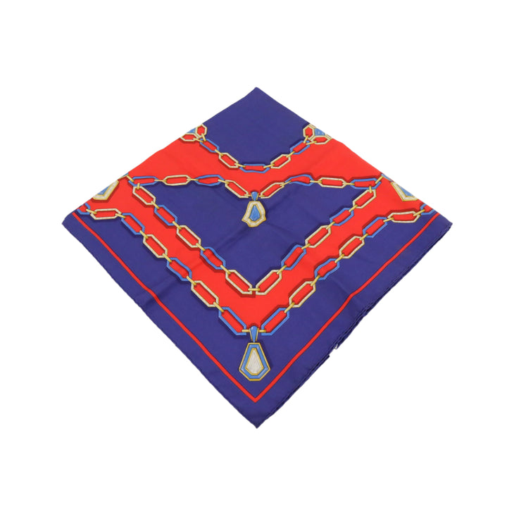 Blue Silk Scarf