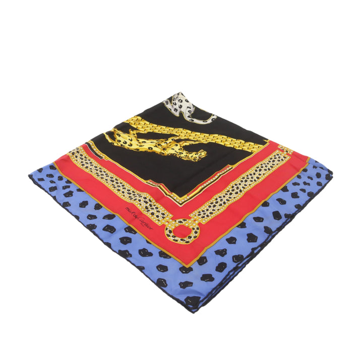 Blue Silk Scarf
