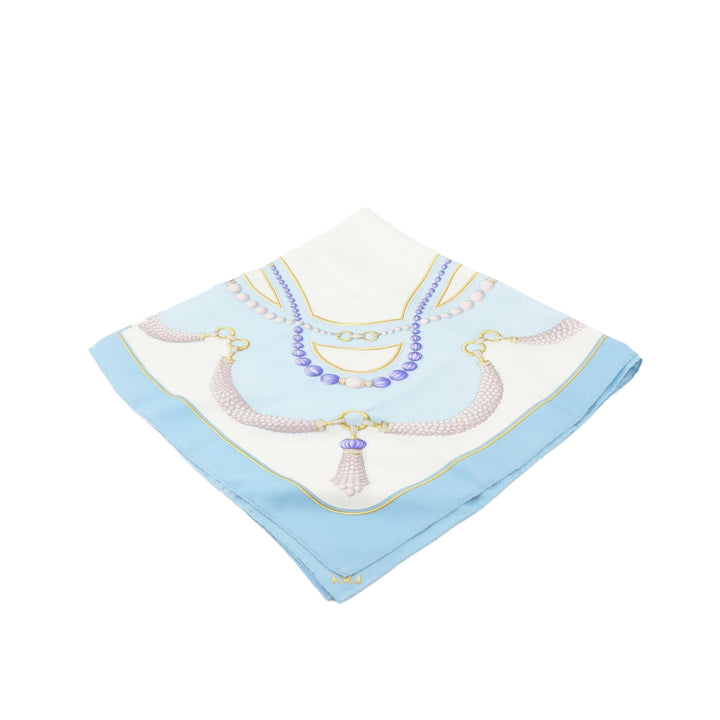 Blue Silk Scarf