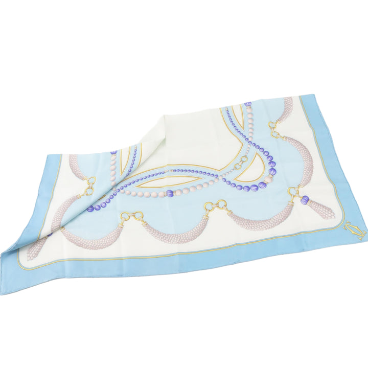 Blue Silk Scarf