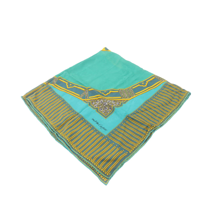 Green Silk Scarf