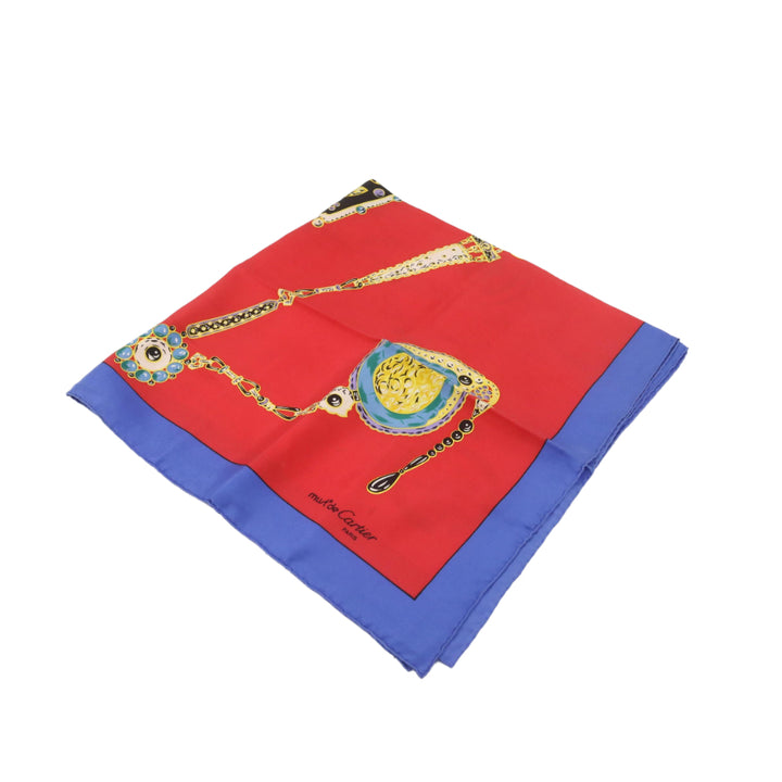 Blue Silk Scarf