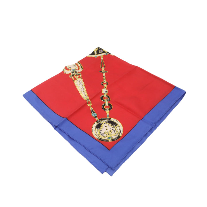 Blue Silk Scarf