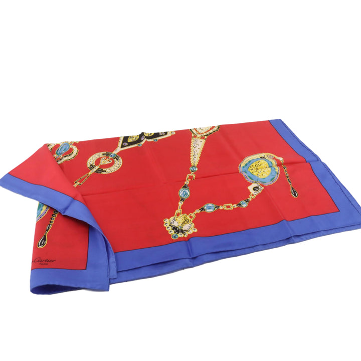 Blue Silk Scarf