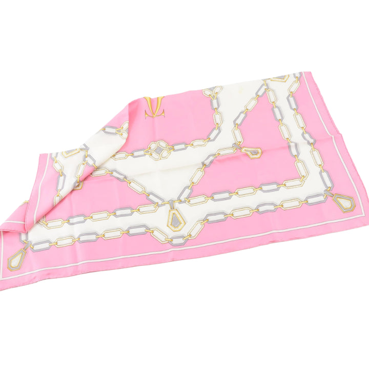 Pink Silk Scarf