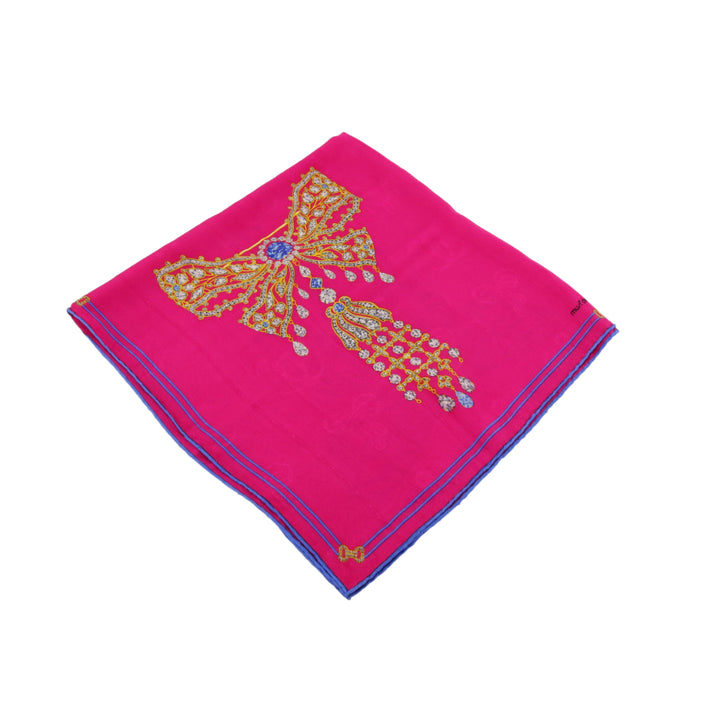 Pink Silk Scarf