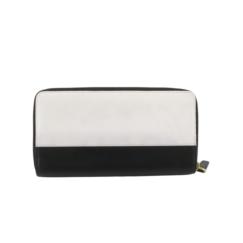 Black x White Zippy Wallet