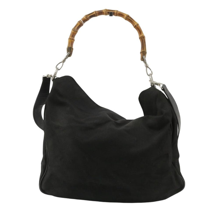 Black Bamboo 2 Way Handbag