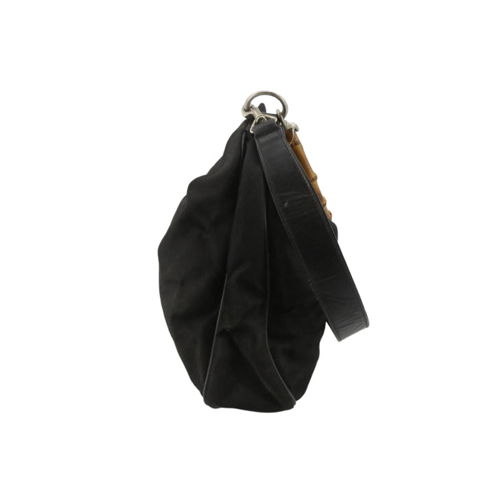 Black Bamboo 2 Way Handbag